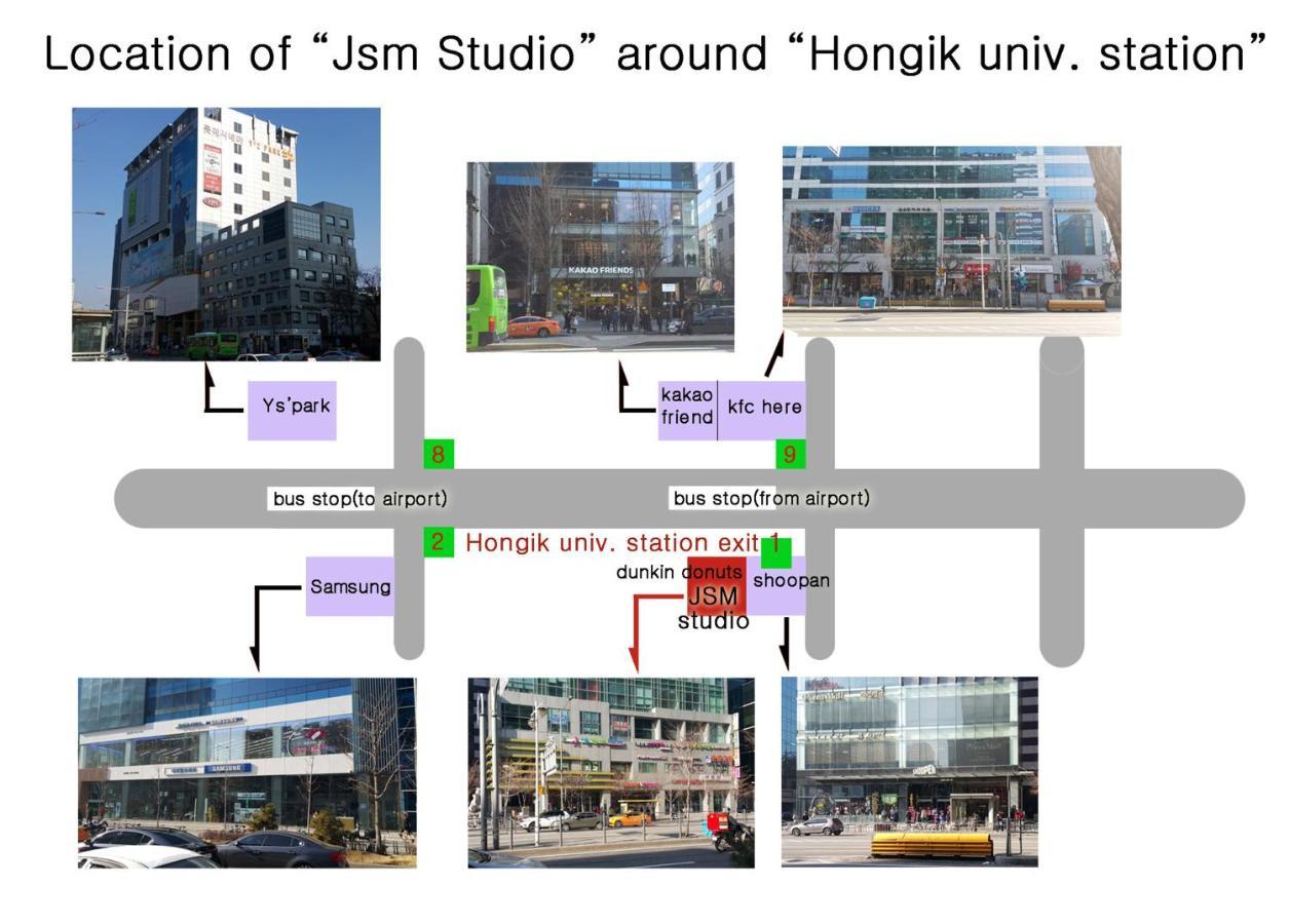 Jsm Studio Hongdae Сеул Экстерьер фото